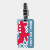 Étiquette À Bagage Embarquez, Kiddo ! (Devant Vertical)