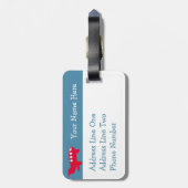 Étiquette À Bagage Embarquez, Kiddo ! (Dos Vertical)