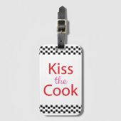 Étiquette À Bagage Embrasse Le Cuisinier (Devant Vertical)