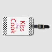 Étiquette À Bagage Embrasse Le Cuisinier (Devant Horizontal)