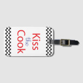 Étiquette À Bagage Embrasse Le Cuisinier (Devant Horizontal)