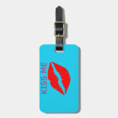 Étiquette À Bagage Embrasse-moi (Devant Vertical)