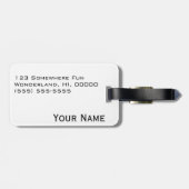 Étiquette À Bagage Embrassez mon étiquette de bagage d'as - (Dos horizontal)