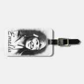 Étiquette À Bagage Emelia Earhart - pilote (Devant horizontal)