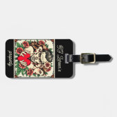 Étiquette À Bagage Émetteur de coeur et femmes Tatouage d'inspiration (Devant horizontal)