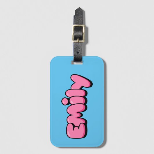 Étiquette À Bagage Emily (Devant Vertical)