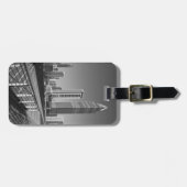 Étiquette À Bagage Emirats Arabes Unis, Dubaï, Dubaï City. (Devant horizontal)