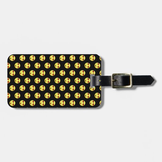 Étiquette À Bagage emoji de drague (Devant horizontal)