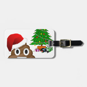 Étiquette À Bagage emoji de noël