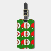 Étiquette À Bagage émoticônes de père Noël (Devant Vertical)