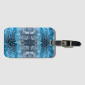 Étiquette À Bagage Empreinte de lune de méduse (Devant Horizontal)