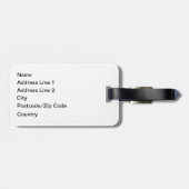 Étiquette À Bagage En attendant le Maelstrom (Dos horizontal)