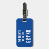 Étiquette À Bagage En Cours, La Croissance Est En Cours (Devant Vertical)