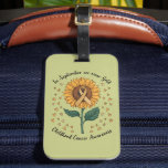 Étiquette À Bagage En Septembre, Nous Portons Gold Childhood Cancer A<br><div class="desc">En Septembre,  Nous Portons Gold Childhood Cancer Sensibilisation</div>