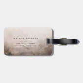 Étiquette À Bagage Encre foncée (Dos horizontal)