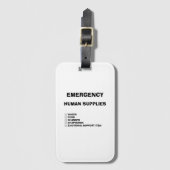 Étiquette À Bagage End of World (Devant Vertical)