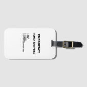 Étiquette À Bagage End of World (Devant Horizontal)