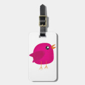 Étiquette À Bagage Enfants oiseau mignon (Devant Vertical)