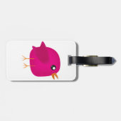 Étiquette À Bagage Enfants oiseau mignon (Dos horizontal)