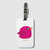Étiquette À Bagage Enfants oiseau mignon (Devant Vertical)