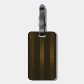 Étiquette À Bagage Engrenages à vapeur et papillons bleus (Dos Vertical)