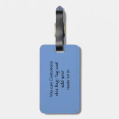 Étiquette À Bagage Enregistré_ (Dos Vertical)