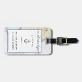 Étiquette À Bagage Enregistrer la date Florida Destination Wedding (Devant horizontal)