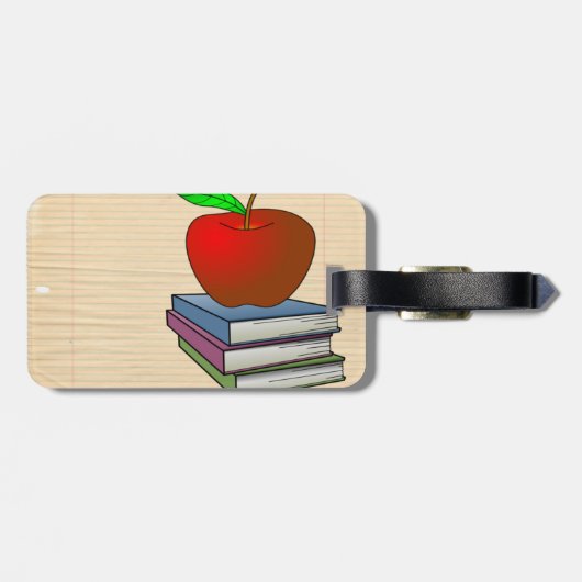 Étiquette À Bagage Enseignant (Dos horizontal)