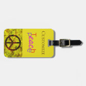 Étiquette À Bagage Enseigner la paix Thunder_Cove (Devant horizontal)