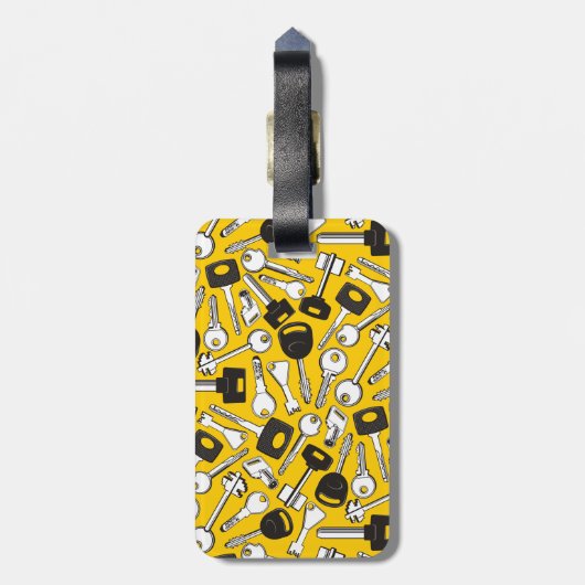 Étiquette À Bagage Ensemble de clés (Dos Vertical)