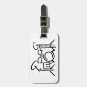 Étiquette À Bagage Ensemble de tambour (Devant Vertical)