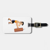 Étiquette À Bagage Entraînement en boîte avec sac de poinçonnage (Devant horizontal)