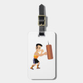 Étiquette À Bagage Entraînement en boîte avec sac de poinçonnage (Devant Vertical)