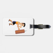 Étiquette À Bagage Entraînement en boîte avec sac de poinçonnage (Dos horizontal)