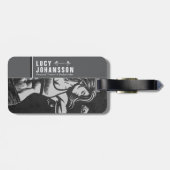 Étiquette À Bagage Entraîneur de fitness moderne Bodybuilding Instruc (Dos horizontal)