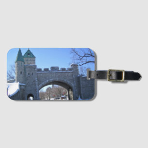 Étiquette À Bagage Entrance to Old Québec, Québec, Canada