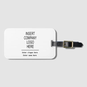 Étiquette À Bagage Entreprise de logo personnalisé pour la promotion