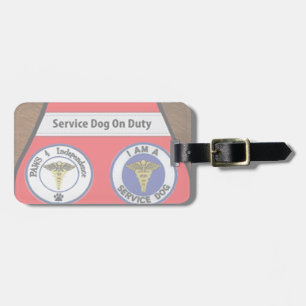 Étiquette À Bagage Entretenez l'étiquette de bagage de chien
