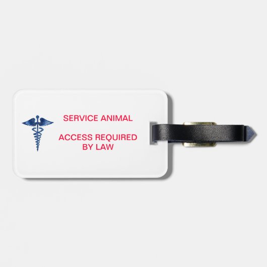 Étiquette À Bagage Entretenez l'identification d'animal - accès (Dos horizontal)