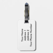 Étiquette À Bagage Envie de voyager 3 (Dos Vertical)