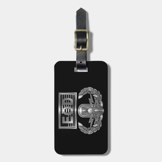 Étiquette À Bagage EOD Explosive Ordnance Disposal (Devant Vertical)