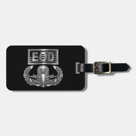 Étiquette À Bagage EOD Explosive Ordnance Disposal (Devant horizontal)