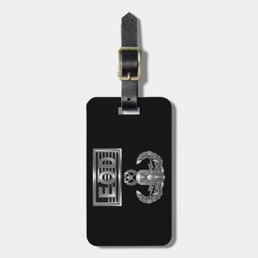 Étiquette À Bagage EOD Explosive Ordnance Disposal (Devant Vertical)