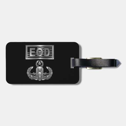 Étiquette À Bagage EOD Explosive Ordnance Disposal (Dos horizontal)