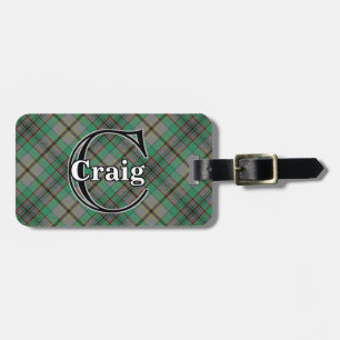 Étiquette À Bagage Epic Scotland Clan Craig Tartan