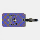 Étiquette À Bagage Epic Scotland Clan Elliot Elliott Tartan (Dos horizontal)