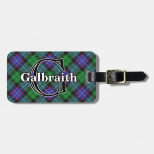 Étiquette À Bagage Epic Scotland Clan Galbraith Tartan