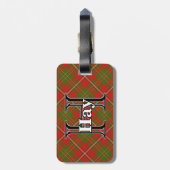 Étiquette À Bagage Epic Scotland Clan Hay Tartan (Dos Vertical)