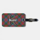 Étiquette À Bagage Epic Scotland Clan Kidd Tartan (Dos horizontal)