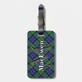 Étiquette À Bagage Epic Scotland Clan MacEwen Tartan (Dos Vertical)